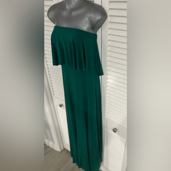 Rachel Pally strapless maxi dress size small in a gorgeous green - Picture 7 of 7